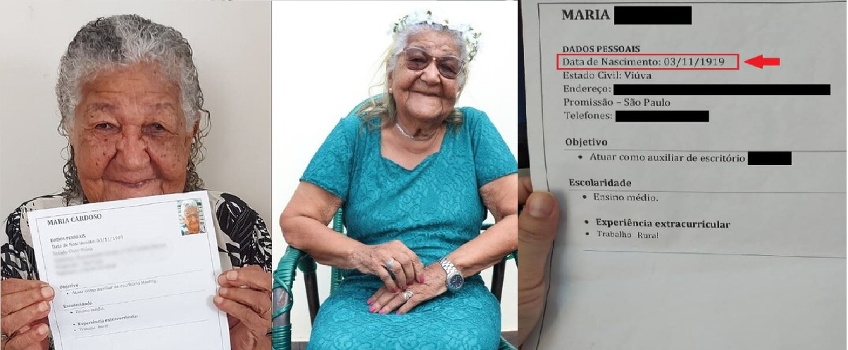 Abuelita de 101 años envió su CV a una empresa para poder trabajar