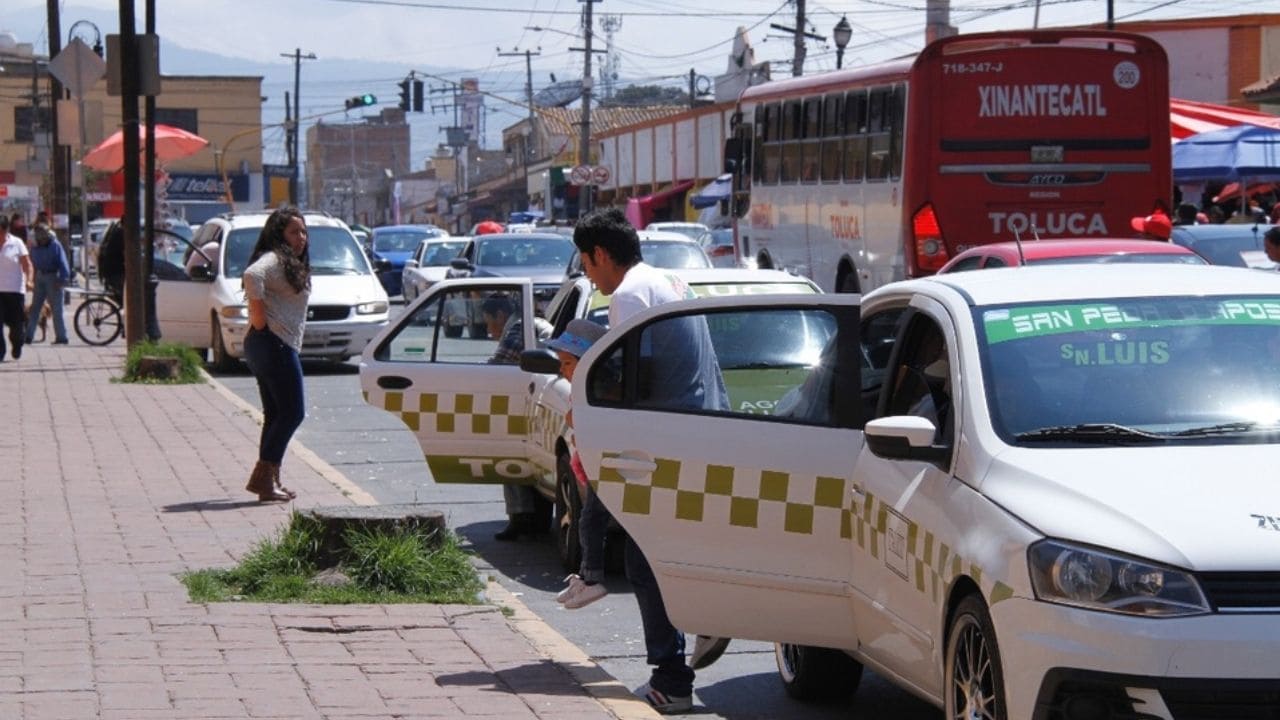 Canapat: Taxistas del Valle de Toluca trabajan para el crimen organizado