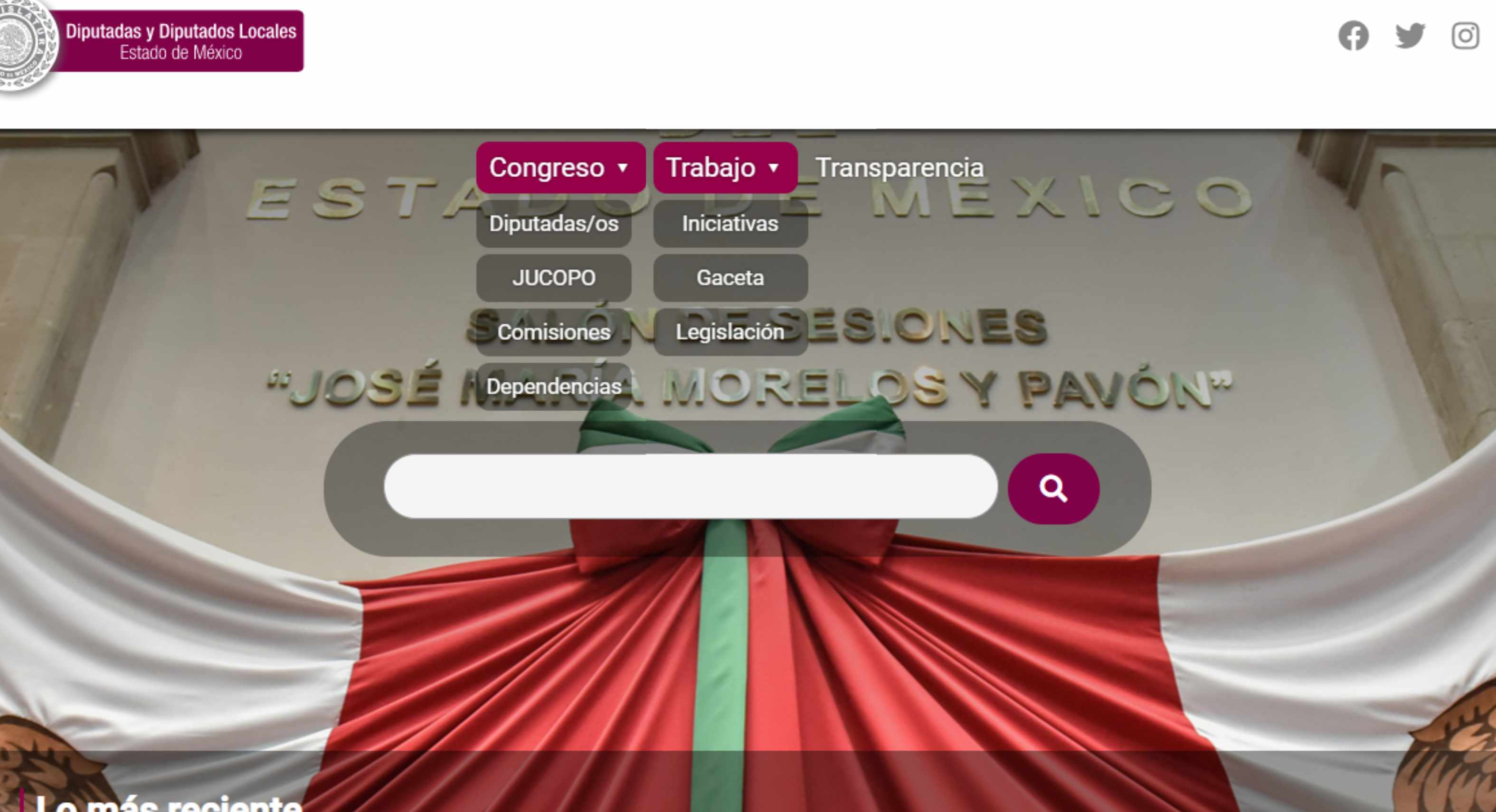 Legislatura mexiquense actualiza su portal web