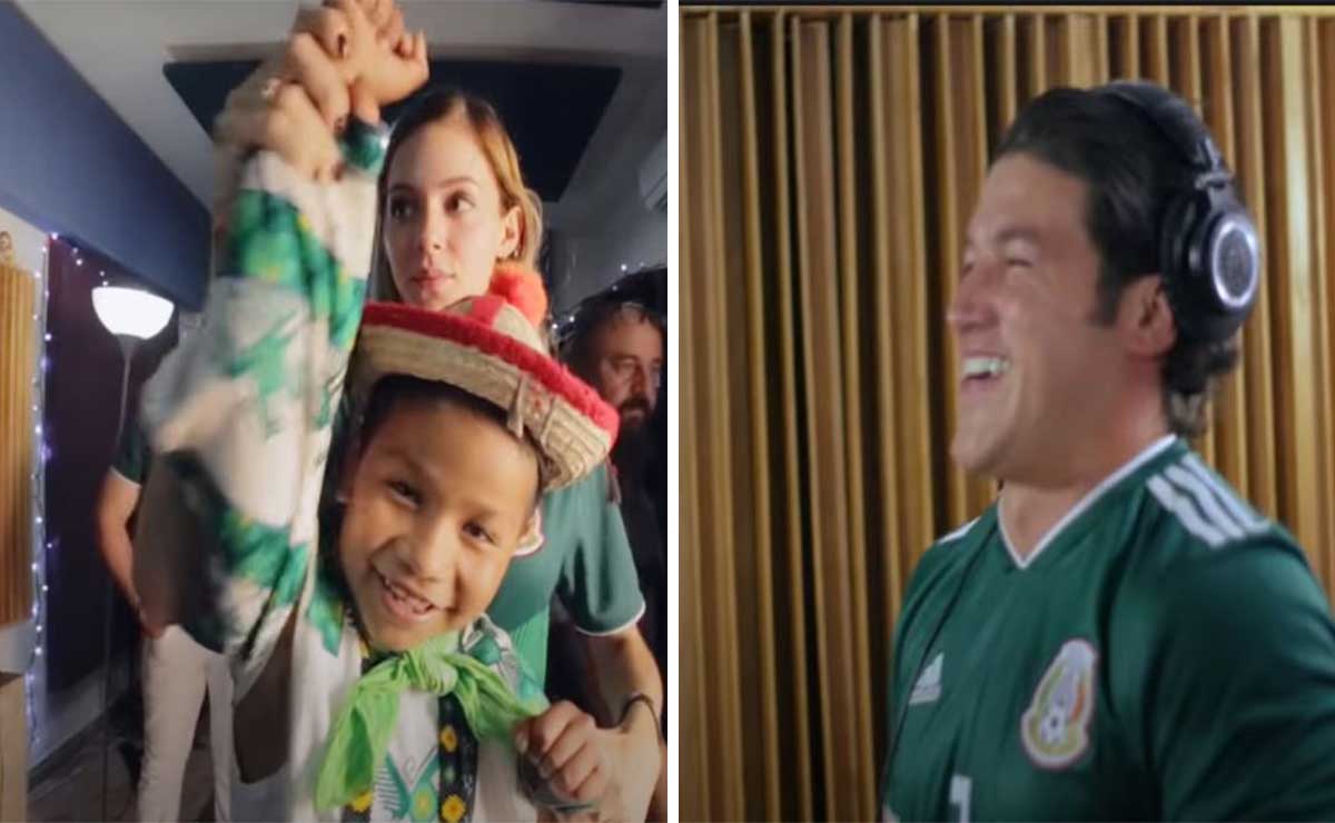 Samuel García y el niño del movimiento naranja cantan juntos || VIDEO