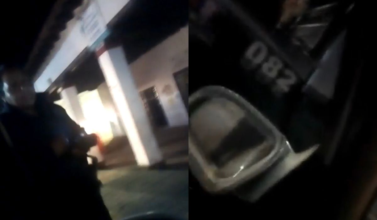 Policías del EDOMEX son grabados intentando arrebatar celular a ciudadano