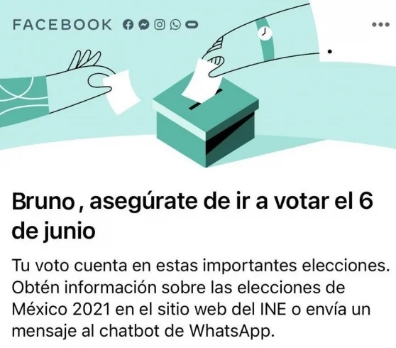 Facebook ha participado en más d 200 procesos electorales, fomentando la transparencia como en las elecciones 2021 en méxico