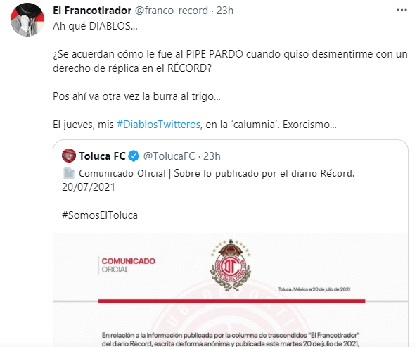 ¿Estafaron a Toluca FC con refuerzos para torneo 2021?