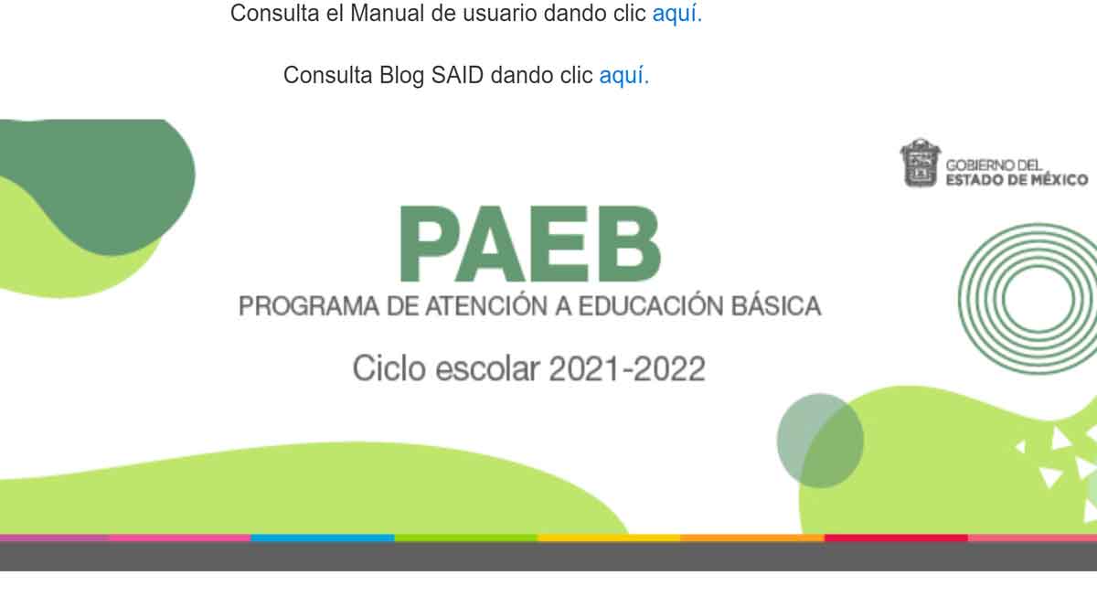 PAEB 2021, paso a paso para hacer cambio de escuela o turno preescolar, primaria y secundaria