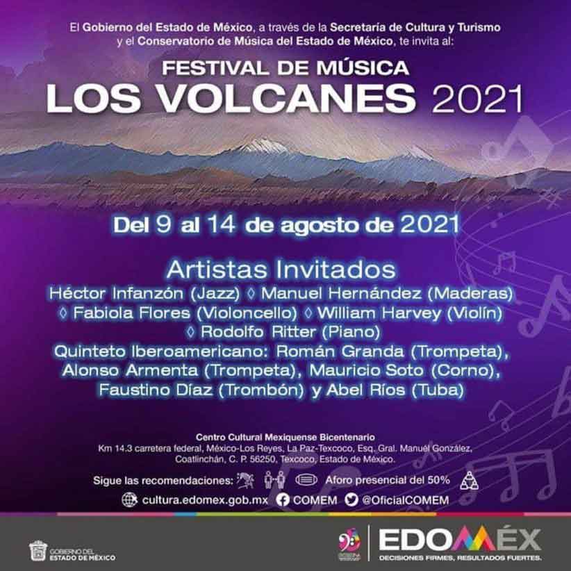 convocatoria para el primer festival de musica los volcanes 2021