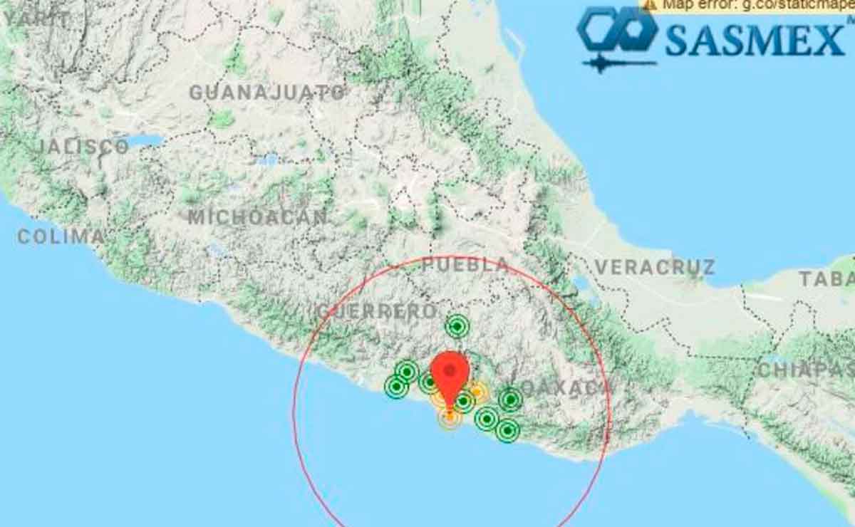 Se registra fuerte sismo en Guerrero.