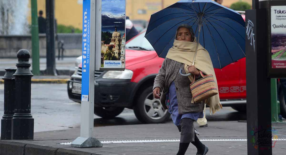 Clima Toluca, se pronostican lluvias con posible descarga eléctrica