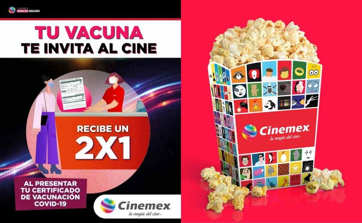 Así puedes reclamar tus entradas gratis al cine en Cinemex de Edomex y CDMX