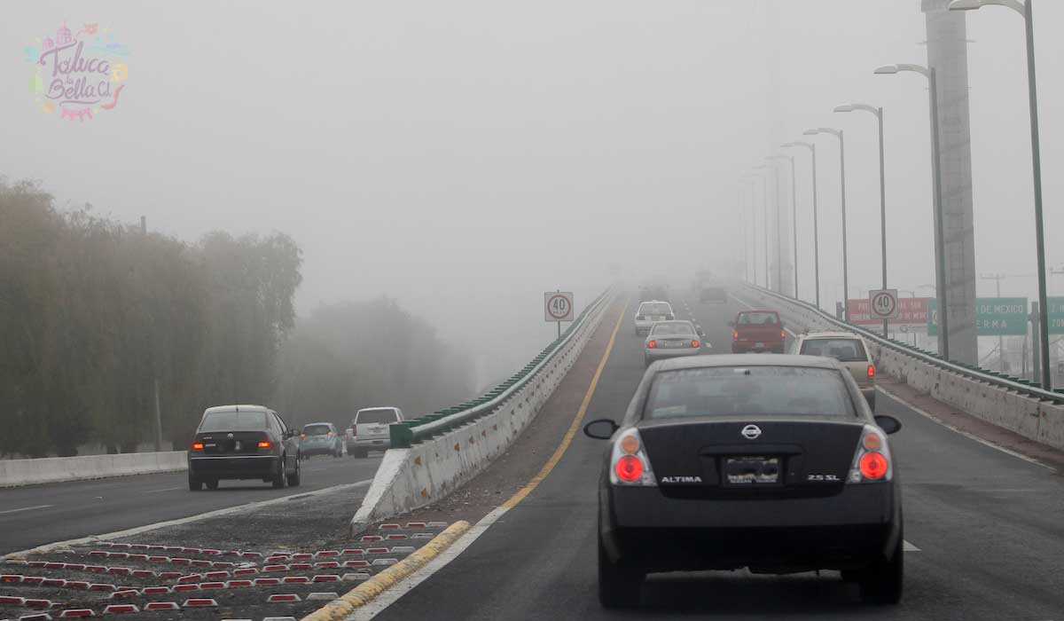 Este invierno en Valle de Toluca: Si manejas, ¡Ten cuidado con la neblina!