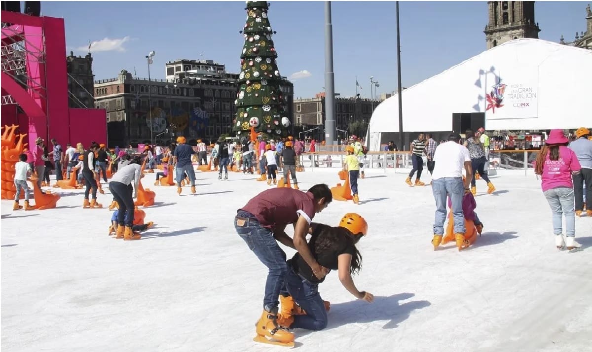 Navidad 2021: ¿Pondrán la pista de hielo en el Zócalo de CDMX?