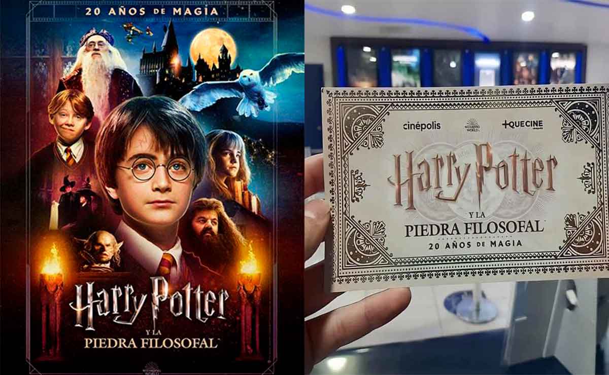 ¿Fan de Harry Potter? Cinépolis proyecta la primera película en cines y lanza un boleto conmemorativo