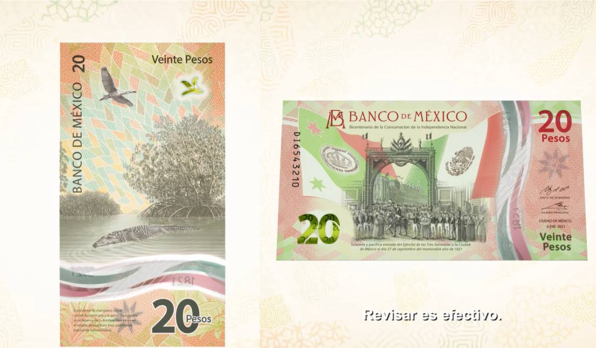 ¿Cuentas con este nuevo billete de veinte pesos?, podrías venderlo hasta en $1,200 
