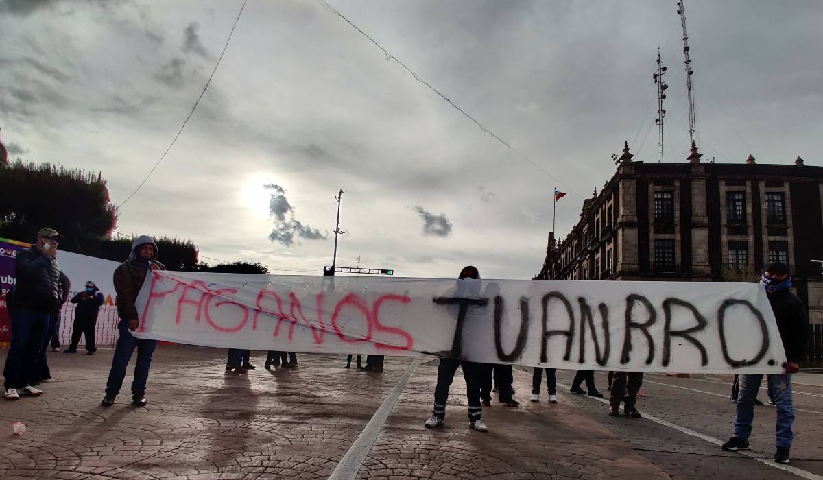 Continúan protestas y manifestaciones por falta de pagos en Toluca, ¡Toma tus precacuiones!