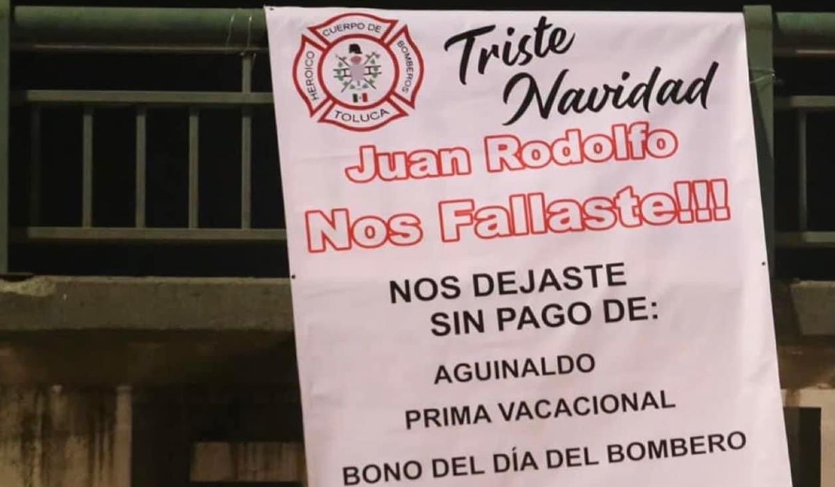 Trabajadores de Toluca piden apoyo a AMLO por la falta de pagos 