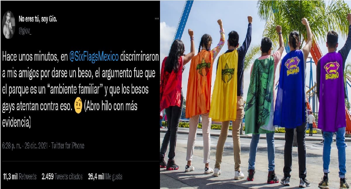 Usuarios acusan a Six Flags México de discriminación y homofobia