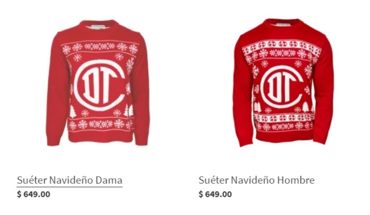 ¡Es hermoso!, conoce los detalles de este Sweater navideño del Toluca FC