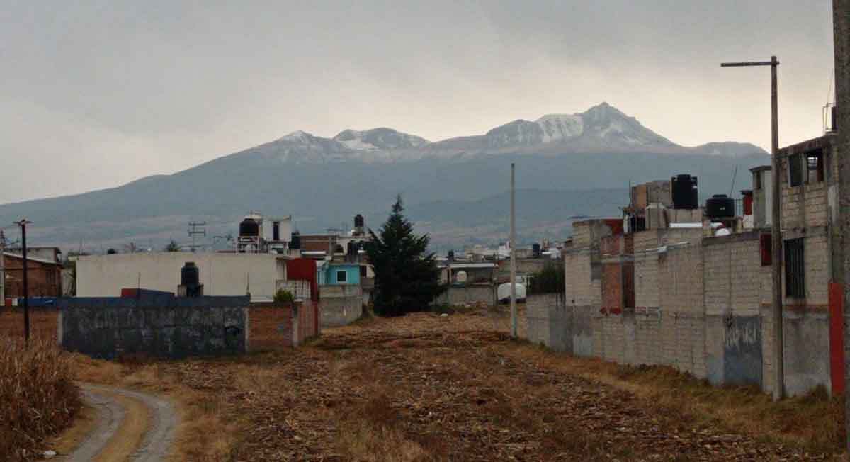 Nevado de Toluca se viste de blanco por primera vez en el 2022