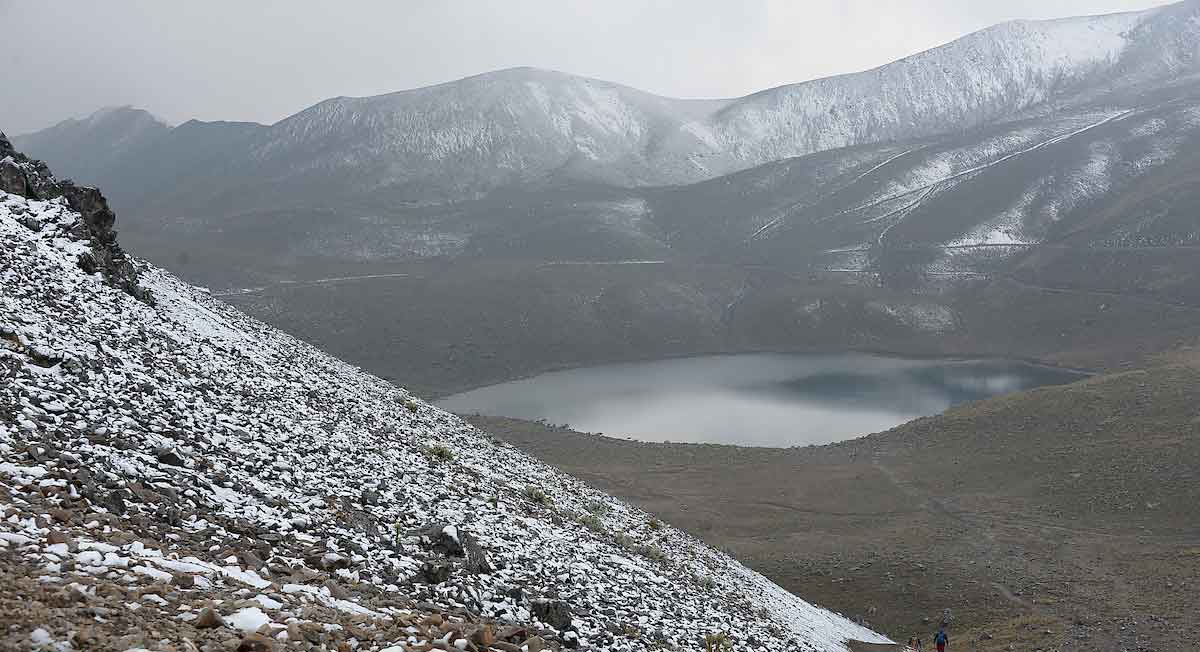 ¿Nieve o granizo en el Nevado de Toluca? Esto han dicho las autoridades