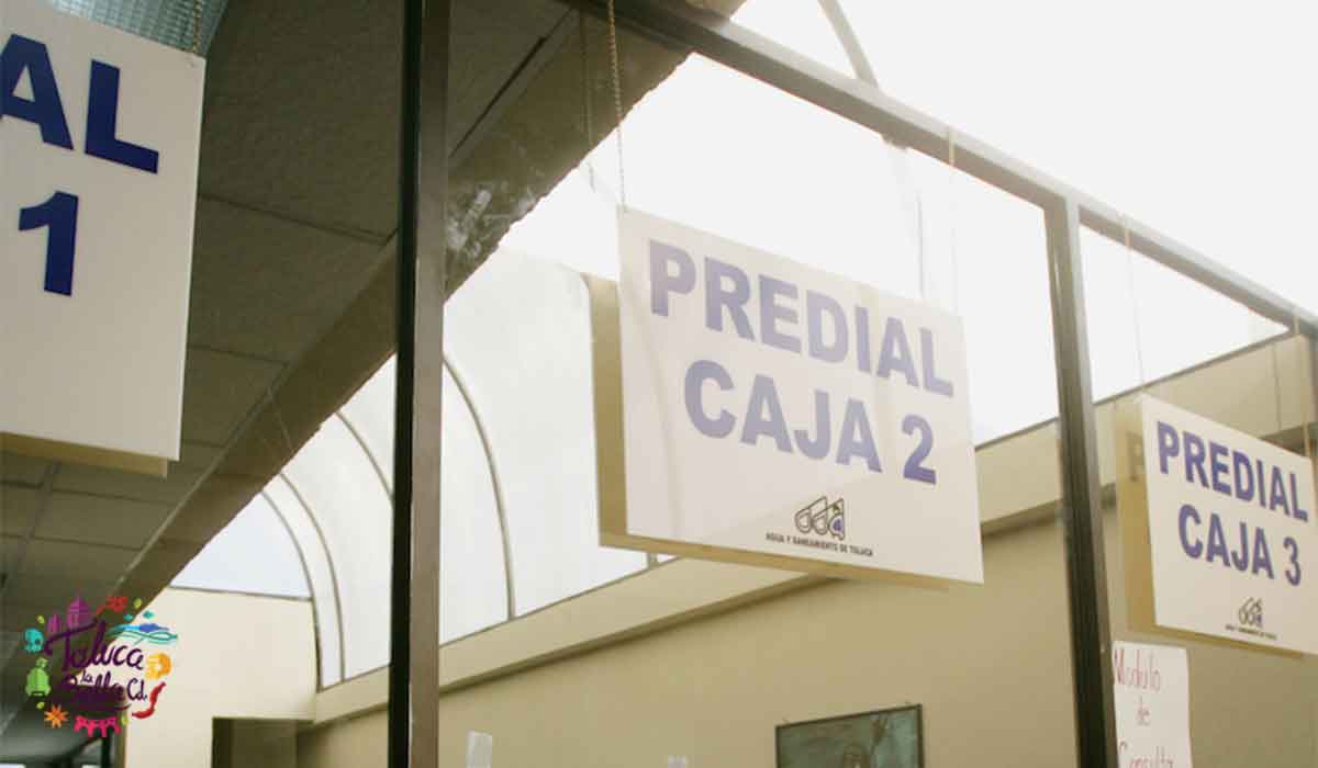 ¿De cuánto es el descuento en pago de predial y agua 2022 en Toluca?