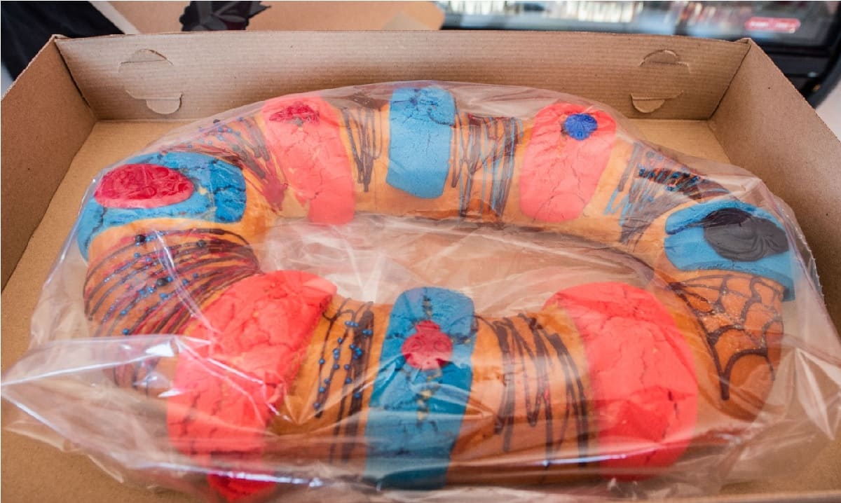 Metepec crea la famosa Rosca de Reyes de Spider Man No Way Home