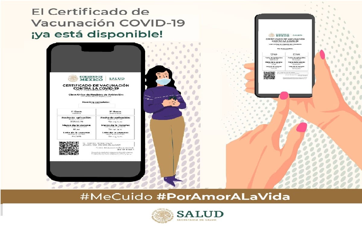 Descarga gratis tu certificado de vacunación Covid Toluca 2022