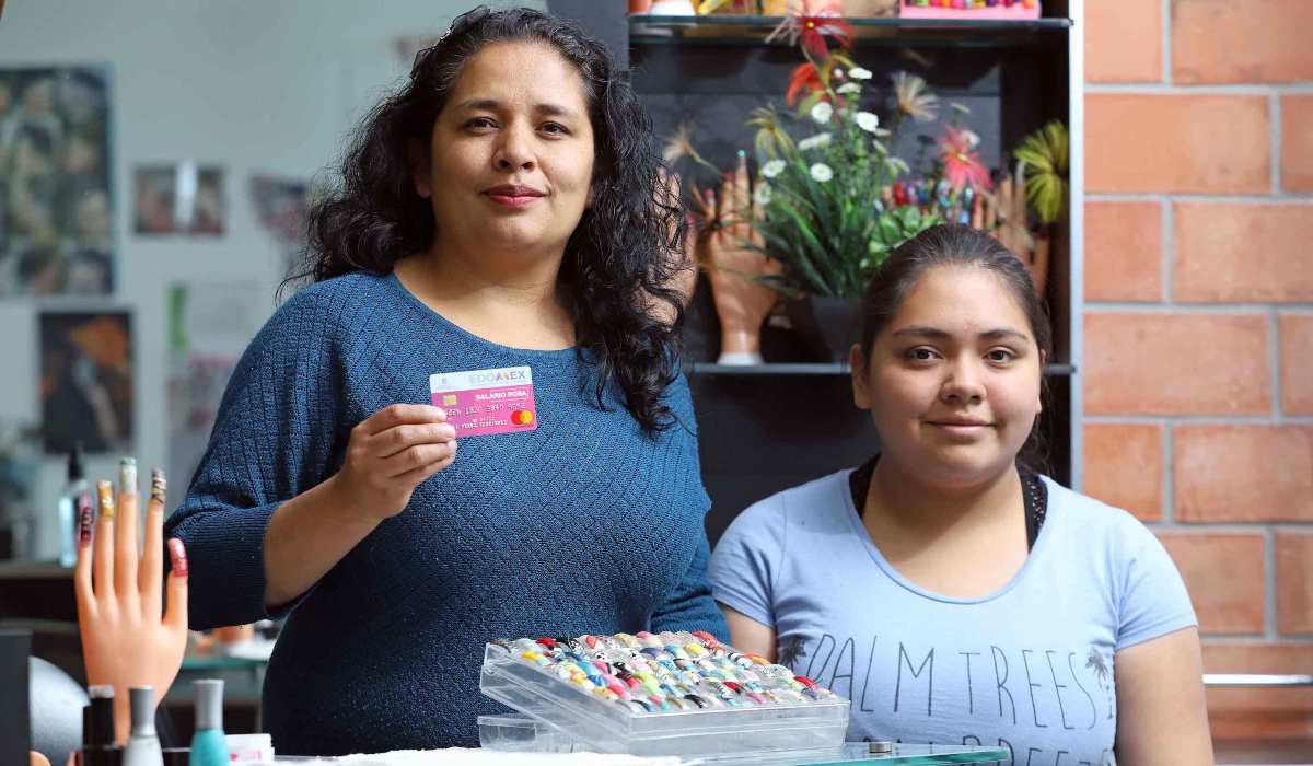 Mujeres beneficiarias del salario Rosa 2022