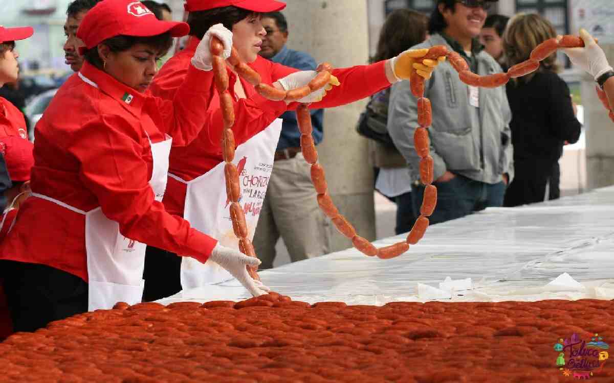 ¿Sabías que Toluca ganó un récord por el chorizo más largo del mundo?