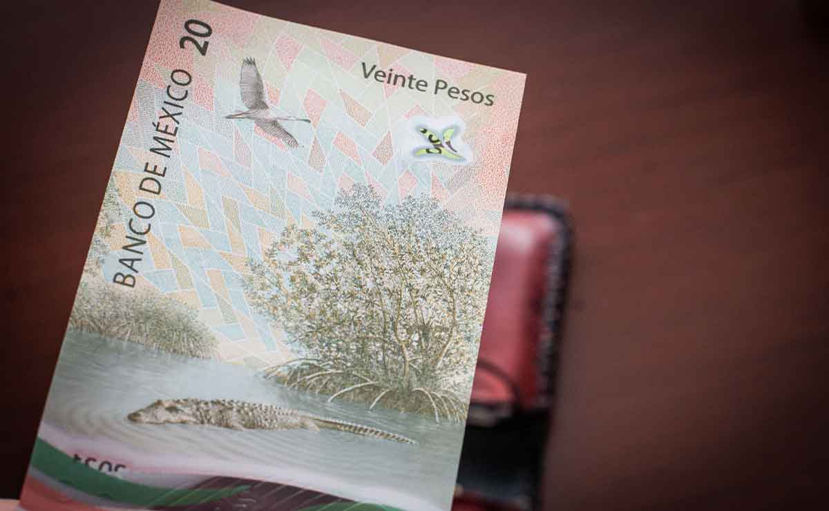 Billete nuevo conmemorativo dee 20 pesos