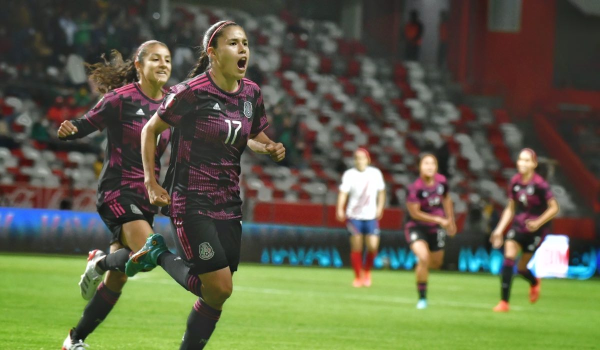 Selección mexicana femenil da cátedra y golea 6-0 a Puerto Rico en el Nemesio Diez