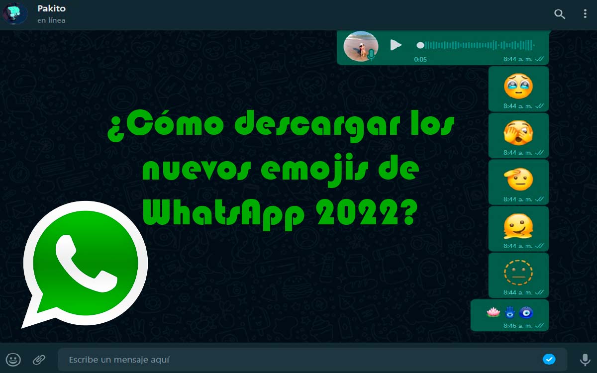 Te decimos cómo descargar los nuevos emojis de WhatsApp a tu teléfono