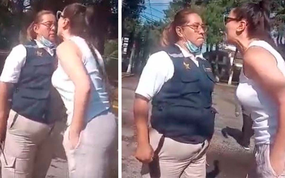Guardia de Metepec denuncia a "Lady Escupitajo" ante la Fiscalía Edomex