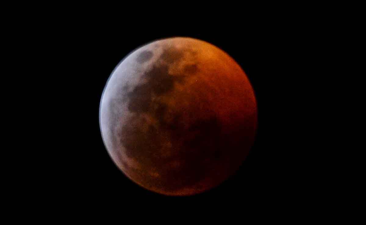 Eclipse lunar en México