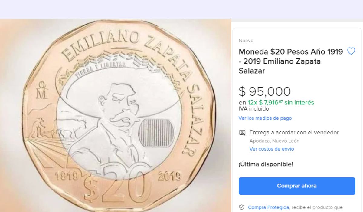 ¡Chécale bien!, esta moneda conmemorativa vale $95 mil pesos