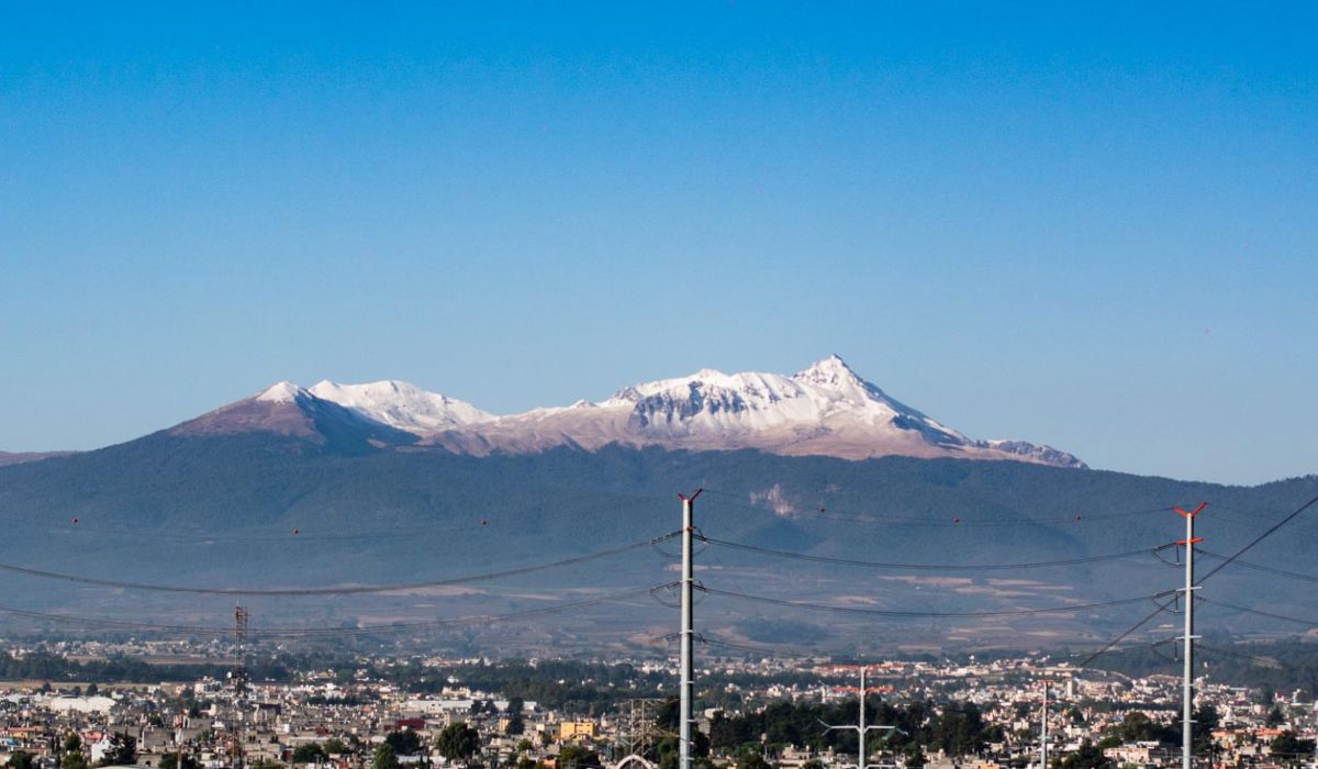 Nevado de Toluca sorprende a mexiquenses la mañana de este miércoles 
