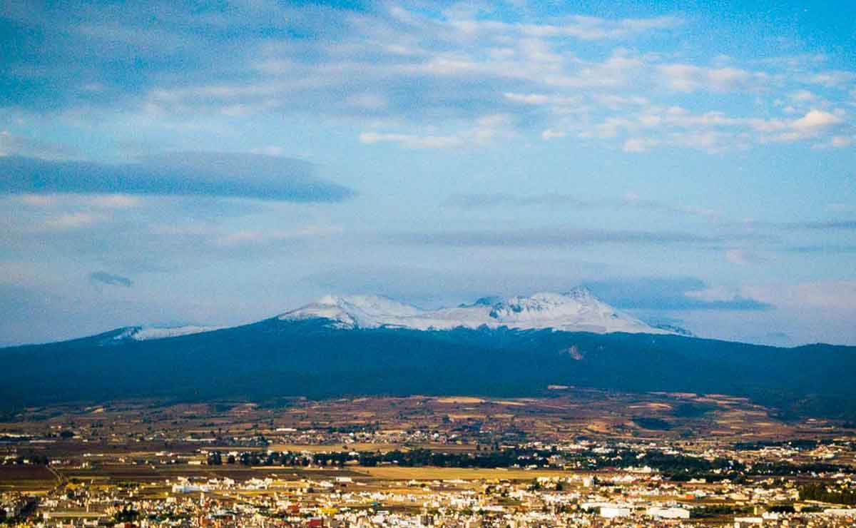 Vista aérea del Nevado de Toluca