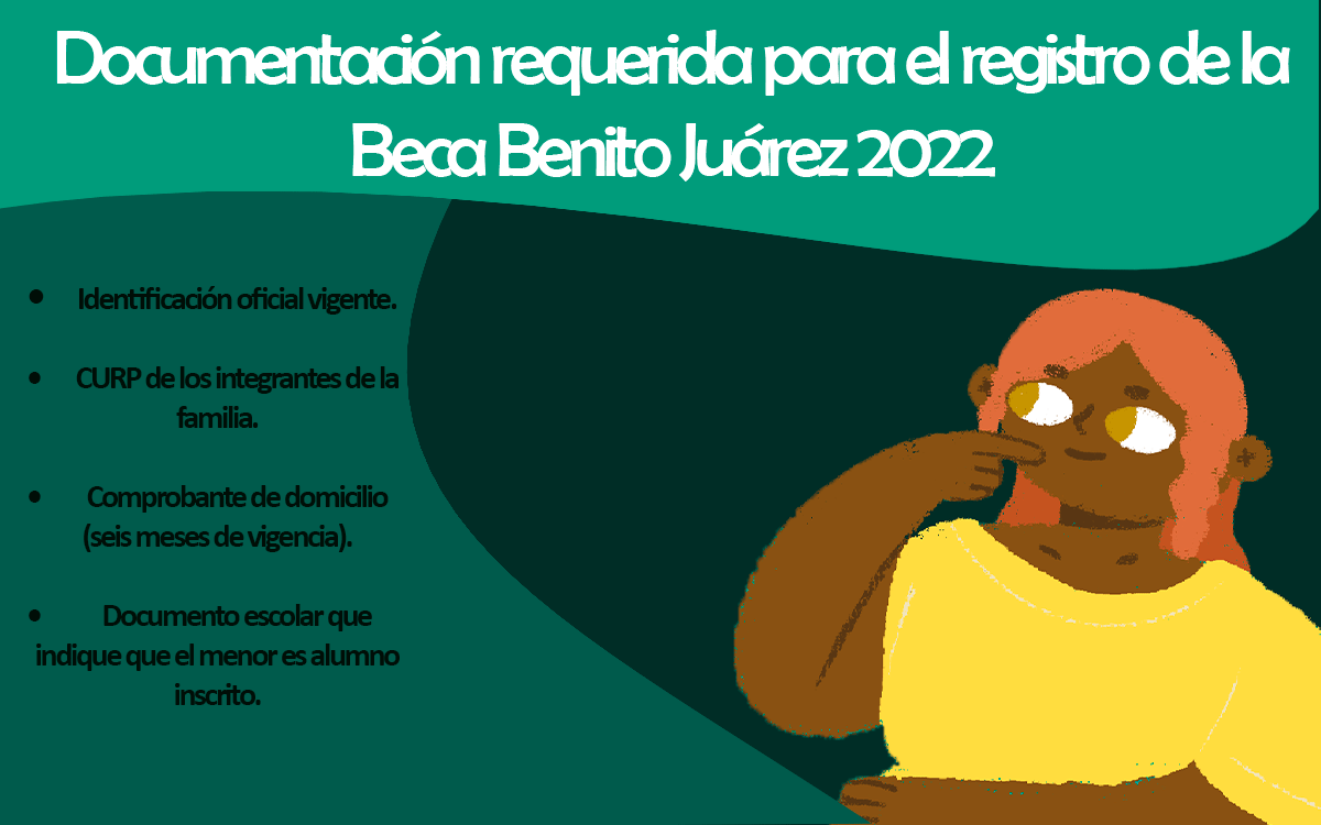 lista de documentos para inscripcion a beca benito juarez 2022