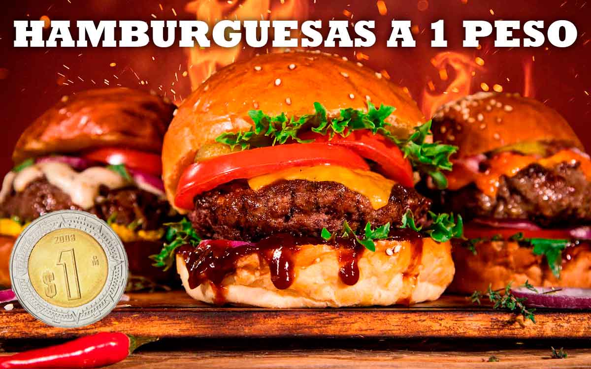 Día de la Hamburguesa regresa con hamburguesas a 1 peso en México