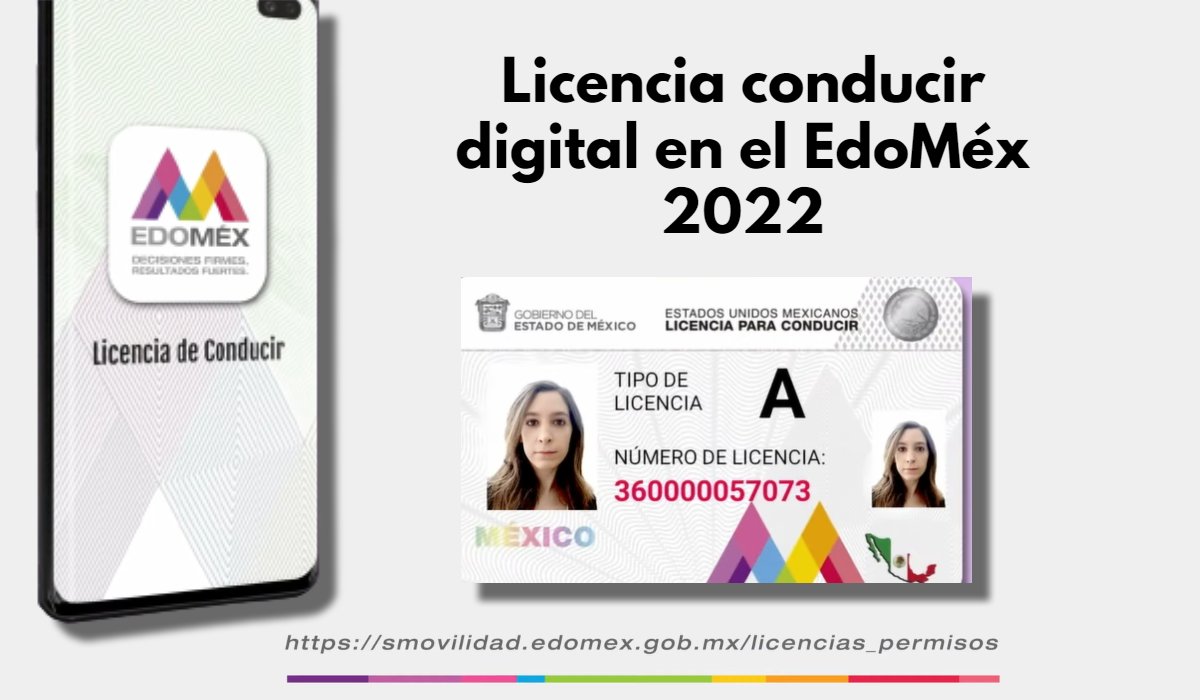 ¿Cómo sacar la licencia conducir digital en el EdoMéx 2022?