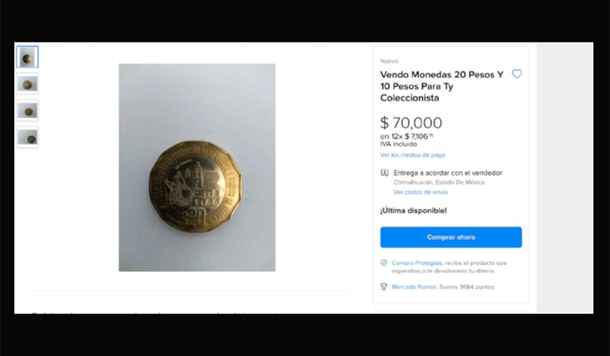 ¡Atención gente de Toluca y todo el Edoméx!, checa las características de esta moneda de 20 pesos, te podría hacer ganar hasta 70 mil pesos.