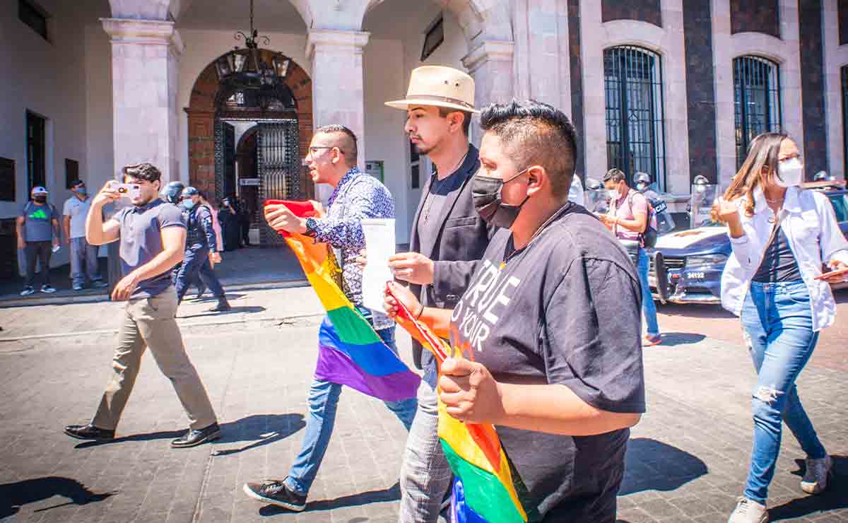 Marcha pacífica a favor del matrimonio igualitario en Toluca