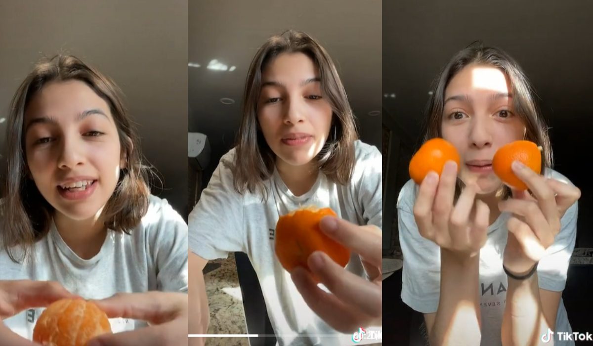 Viral - Tiktoker confunde mandarinas con naranjas bebés y se hace viral en redes 