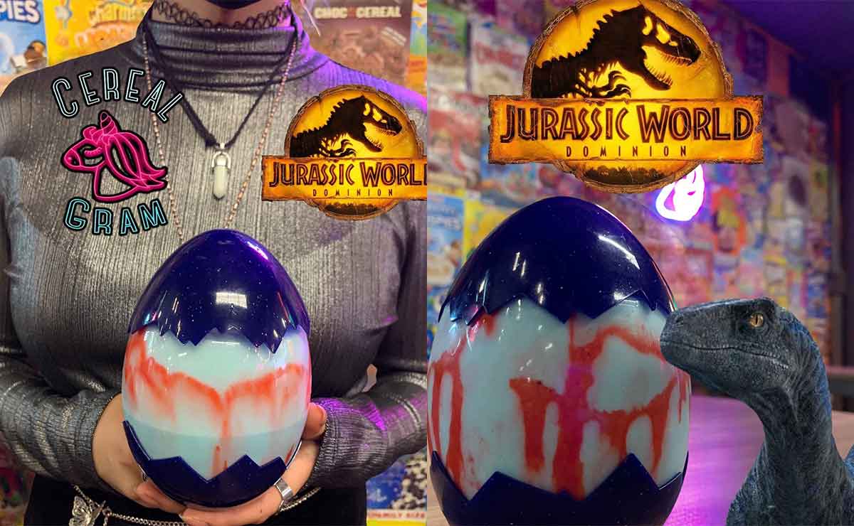 Prueba estas malteadas en forma de huevo de Dinosaurio Rex en Toluca y Metepec