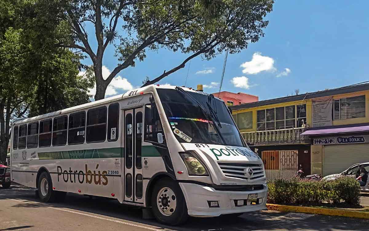 Potrobus anuncia cancelación de rutas UAEMex del Valle de Toluca