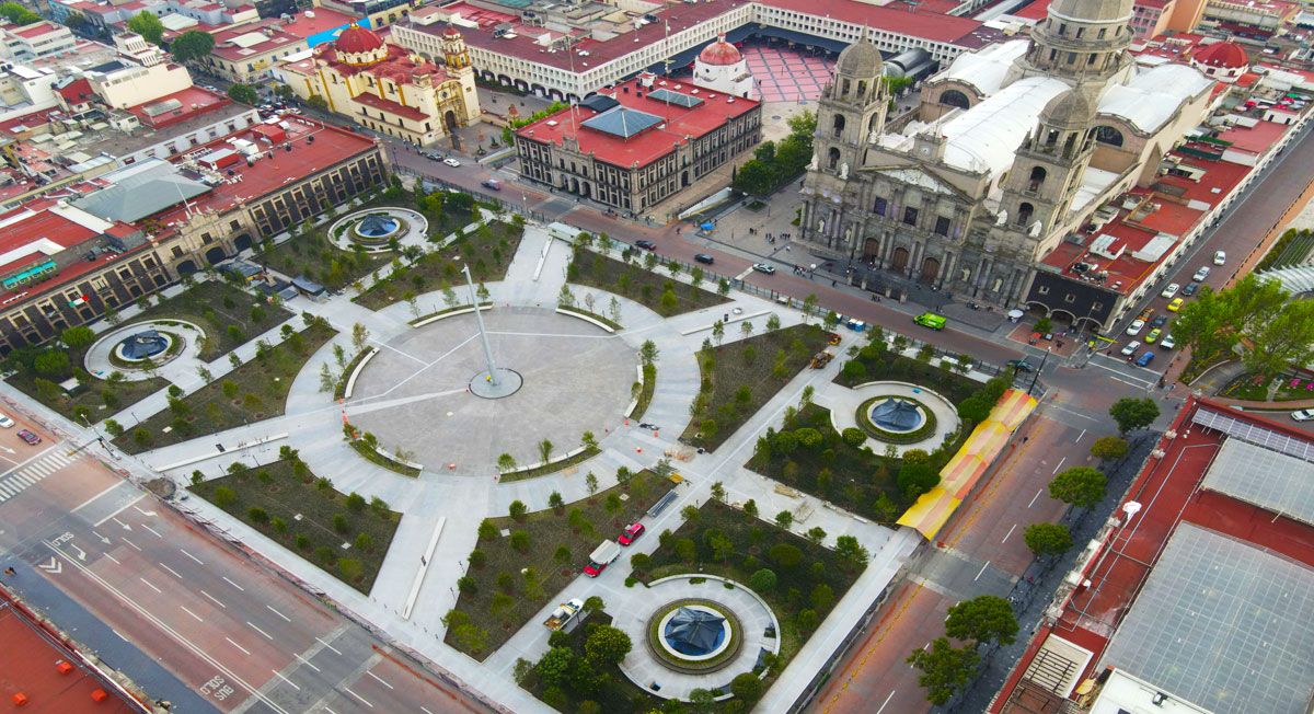 Fecha de inauguración y avances en la Plaza de Los Mártires de Toluca