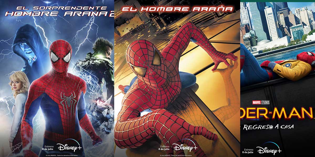 Spider-Man en Disney + ¿Cuándo y que películas tendrá la plataforma?