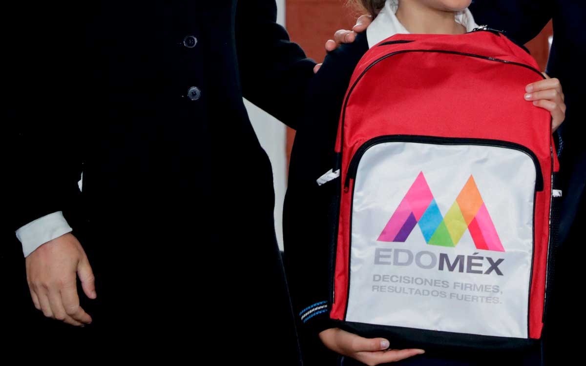 Ya comenzó la entrega de mochila de útiles escolares Edomex 2022