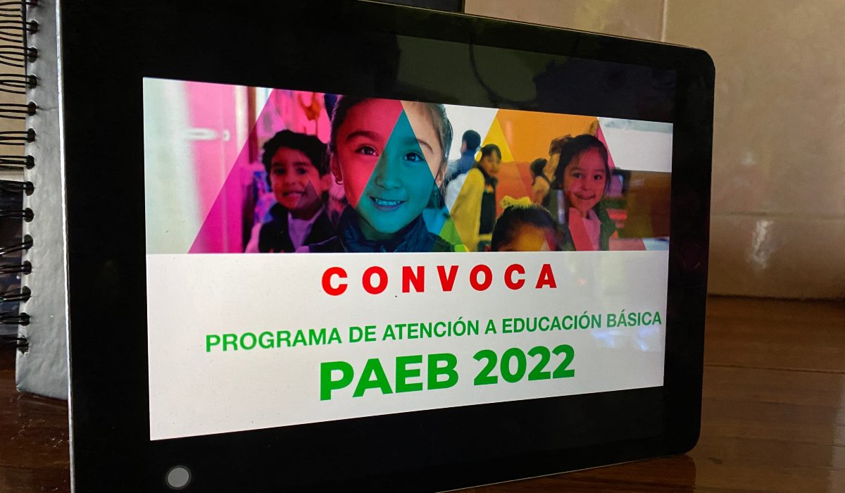 ¡Aún hay lugares!, cambio de escuela PAEB 2022 preescolar, primaria y secundaria 