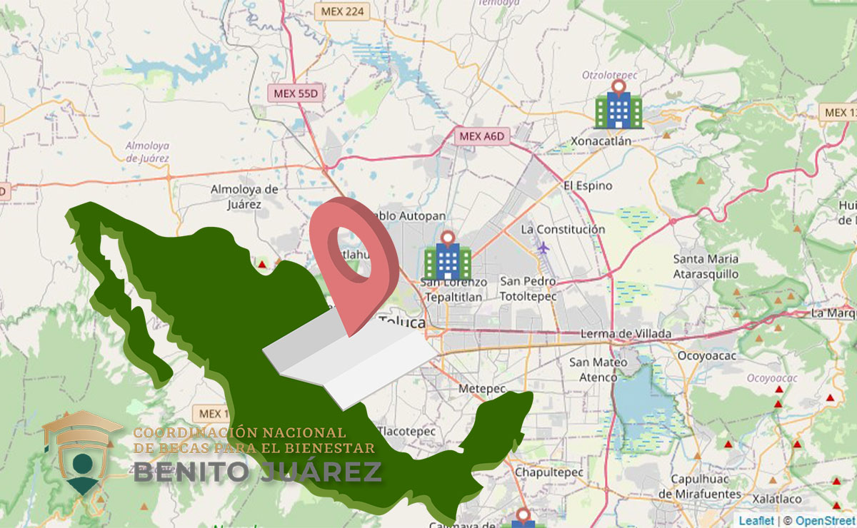 Ubica tu oficina de Becas Benito Juárez más cercana a tu domicilio