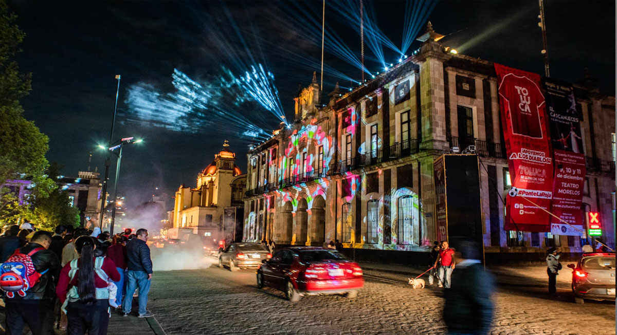 ¡Es hermoso! Fechas y horarios para disfrutar del video mapping en Toluca por Feria del Alfeñique 2022