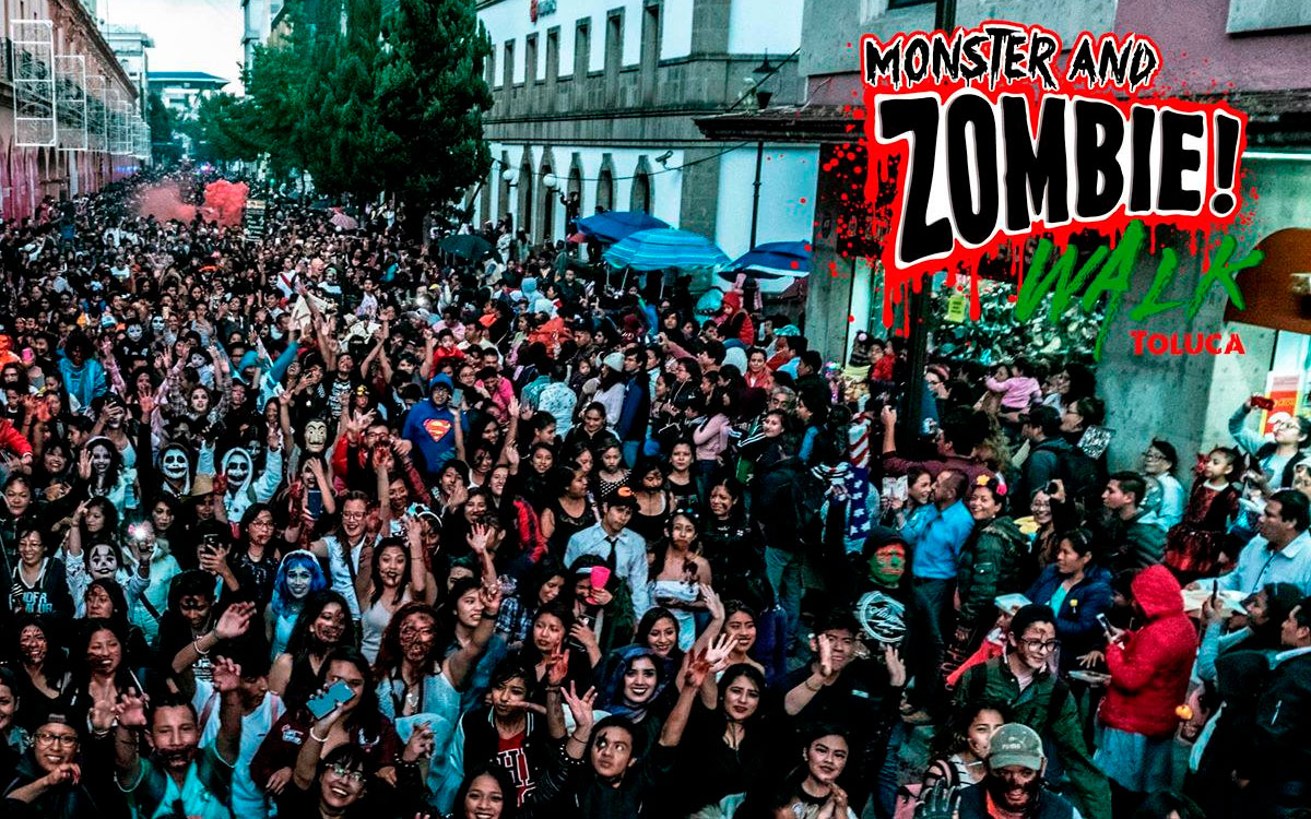 todo listo para la marcha zombie toluca 2022